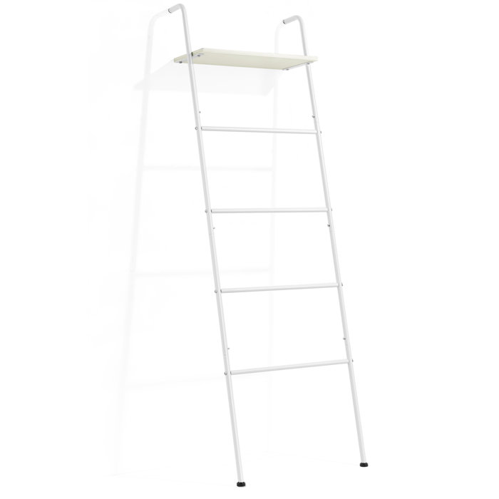 17 Stories 57.68'' Tall Wooden Blanket Ladder Wayfair